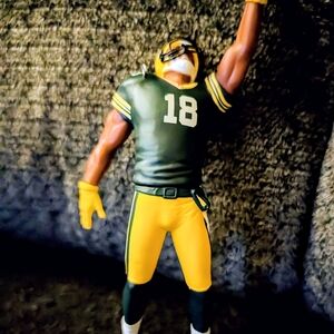 Randall Cobb NFL Green Bay Packers Player Figurine in Green and Yellow
